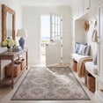 thumbnail image 3 of Safavieh Courtyard Louis Geometric Indoor/Outdoor Area Rug, Anthracite/Light Gray, 5'3" x 7'7", 3 of 11