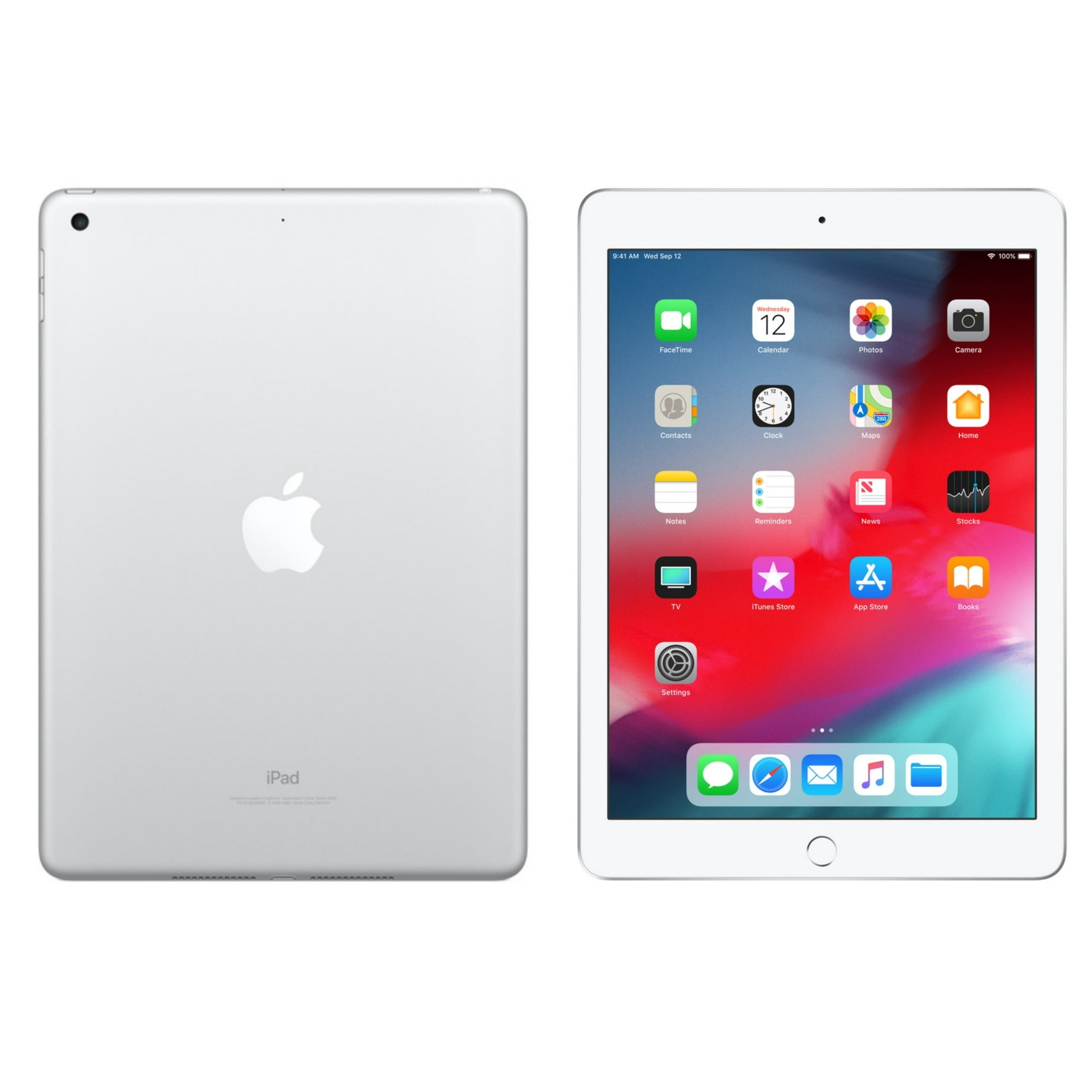 Restored Premium Apple iPad 6th Gen (2018) WiFi Only Silver 128GB (Refurbished)
