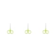 thumbnail image 1 of Vogacara Pinzas para cutículas de uñas, tijeras de acero inoxidable, galvanoplastia, resistente al desgaste, recortador de cejas, pinzas para el pelo de Type1 NO1 Vogacara CBP288345, 1 of 6