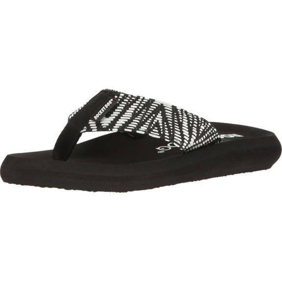 Rocket Dog Women's SPOTLIGHT2 Odyssey Fabric Flip Flop,7 B(M) US,Black Zest
