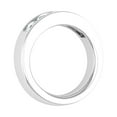 thumbnail image 2 of 1 Carat (ctw) 5-Stone Channel Set Diamond Wedding Band Ring in 10K White Gold (Ring Size 6.5), 2 of 4