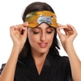 thumbnail image 4 of IAUYY Sleep Mask, Super Soft Eye Masks with Adjustable Strap, Lightweight Comfortable Blindfold,Perfect Blocks Light for Men Women Seagull, 4 of 7