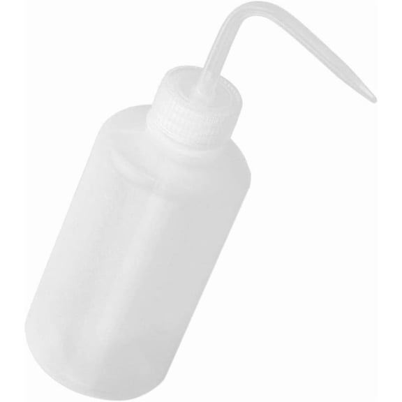 Scientific Safety Wash Bottle Plastic Safety Bottle Liquid Squeeze Wash Bottles with Cap for Eyelash Cleaning Washing Washing 500mL