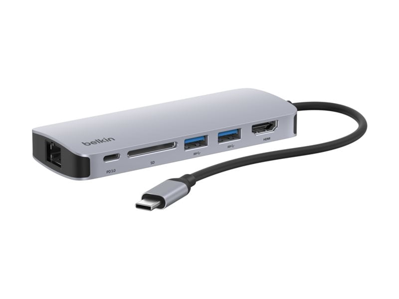 Belkin USB-C 6-in-1 Laptop Docking Station with 4K HDMI