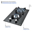 thumbnail image 3 of Tricombo Supra, campana de pared + parrilla de inducción magnética y parrilla de gas SUPRA Tricombo Lussari parrilla de gas + parrilla de inducción magnetica y campana de pared, 3 of 8