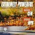 thumbnail image 3 of SENIX High Power 49cc Four-Cycle Gas Powered Leaf Blower, Up to 600 CFM and 200 MPH, BLB4QL-M, 3 of 10