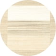 thumbnail image 1 of Ahgly Company Machine Washable Indoor Round Contemporary Parchment Beige Area Rugs, 4' Round, 1 of 7