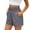 Gray, variant on Kukoosong Women's Athletic Shorts Summer Casual with Pockets Elastic Waist High Waisted Running Workout Shorts Loose Fit Active Gym Bermuda Short Pants Women Shorts