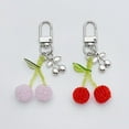 thumbnail image 4 of SIEYIO Crystal Bead Cherry Key Holder Adorable Cherry Fashion Key Chain Stylish Keyrings Jewelry for Car Keys or Bags, 4 of 20