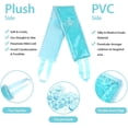 thumbnail image 4 of NEWGO Neck Ice Pack Wrap with Strap and Soft Plush Lining Cold Pack for Neck Pain Relief, Cool Reusable Freezer Gel Pad for Neck Injuries Swelling 24.8" x 4.13"- Blue, 4 of 8