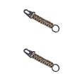 thumbnail image 4 of Scienceny LLavero de Paracord para exteriores, 7 hebras, mosquetón, llavero de supervivencia, cuerda, multifuncional, cordón de camuflaje Type2 NO2, 4 of 6