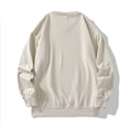 thumbnail image 4 of jsaierl Mens Sweatshirt Long Sleeve Plain Plus Size Pullover Casual Solid Crew Neck Tops Workout T Shirt Sweatshirt, 4 of 4