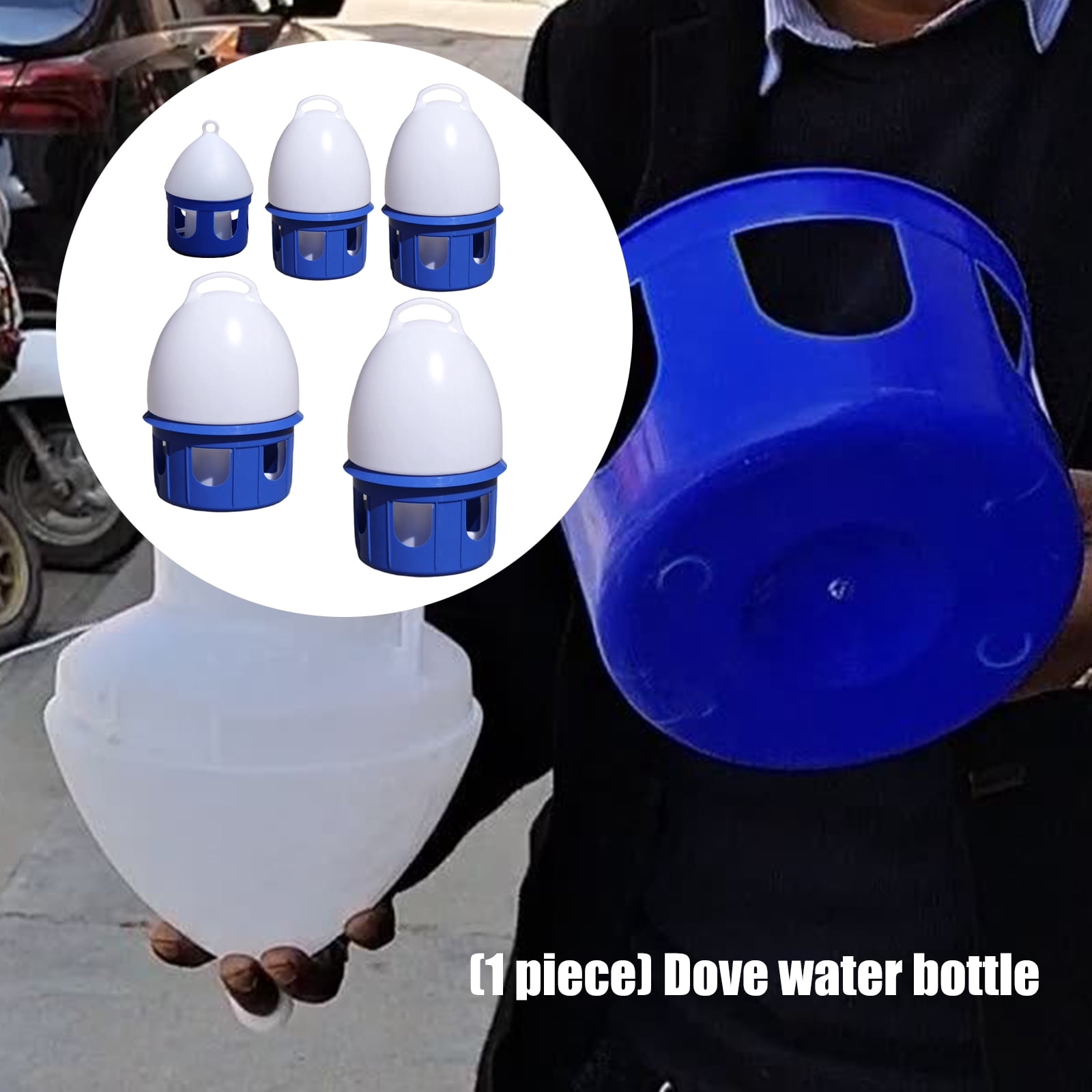 Plastic Pigeons Water Feeder Automatic Feeding Tool for Various Pet Birds Accessories