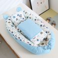 thumbnail image 2 of Cama nido portátil para bebé, cuna de viaje, Mini cunas para bebé, cosas para recién nacido, capullo infantil, vaina para dormir durante 0-12 meses Fivean unisex, 2 of 2
