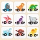 thumbnail image 2 of El Tren Del Número Juega Magnético Dinosaurio Los para Pequeños, 2 of 9