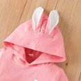 thumbnail image 3 of YEEDISON Kids Dresses for Girls Toddler Girl Dress Cute Rabbit Ear Solid Patchwork Short Sleeve Princess Dress Baby Girl Clothes1-6Y, 3 of 5