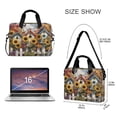 thumbnail image 3 of 16" Laptop Briefcase for Work Travel Laptop Shoulder Bag Carrying Handbag Laptop Case Birdhouses with Sunflowers, 3 of 8