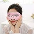 thumbnail image 5 of tooloflife Embroidered Eye Mask Breathable and Comfortable for Travel Resting Sleeping 5 Colors, 5 of 5