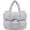 Light Grey, variant on women large puffer purse puffy tote bags light weight handmade nylon bag woven shoulder handbag