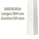 thumbnail image 3 of Esquinero Lambrin Decorativo Estilo Madera Wpc 290 Cm Mármol, 3 of 3
