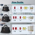 thumbnail image 3 of Norcho Large Insulated Lunch Bag Cooler Tote for Adults, Soft Lunch Box for Men and Women, 12-Can (9L), Black, Back to School, 3 of 5