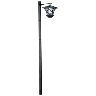 witspace Solar Outdoor Post Lights, Water Proof 2 in 1 Light Design Decorative Pole Lights Outdoor with Auto Working Mode Decorative Floor Lamp for Patio Garden Backyard
