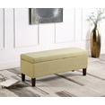 thumbnail image 5 of HomePop Storage Bench, Beige, 5 of 12