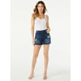 thumbnail image 2 of Sofia Jeans Women's Leona Curvy Midi High Rise Shorts, 2 of 6
