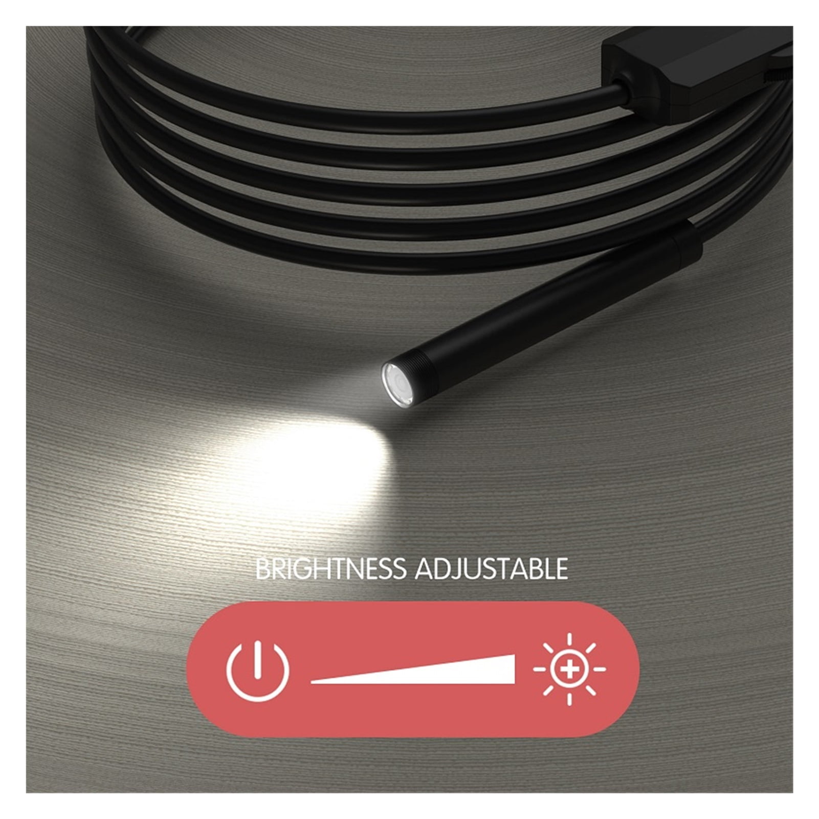 F200 Industrial Endoscope Camera Inspection Borescope 8MM Lens 8 LEDs HD1080P 4.3 Inch Screen Display Monitor IP67 Waterproof , User-Friendly Borescopes