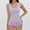 Purple, variant on Women's Bodysuit High Compression Garment Shapewear Post Surgery Compression Garment Tummy Tuck Body Shaper