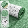thumbnail image 4 of Rug Chicrug de espuma viscoelástica de pelo bajo, 61 x 122 cm, color verde, 4 of 8
