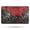 Red and Black, variant on Red and Black Pioneer Flower Pattern Bathroom Rugs Mat,Non Slip Microfiber Bathroom Rug,Rubber Backing,Soft Bathroom Mats for Bathroom Floor,Tub and Shower,17x27in(43x68cm)