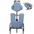 thumbnail image 5 of ZENY Foldable Portable Massage Chair 4" Thick Sponge Tattoo Therapy Spa Salon Chair with Face Cradle & Carry Bag - Blue, 5 of 9