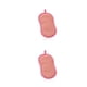 thumbnail image 4 of Moyic Almohadilla de fregado para cocina, fregadora de limpieza para lavavajillas de doble cara, esponja de fregado reutilizable con cordón Rosado 2Conjunto, 4 of 6