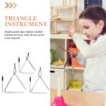 thumbnail image 4 of KAKOWELY 3 Ensembles d'Instruments de Percussion à Main Triangle pour Enfants, 6.1x"X5.51"X0.35 Pouces, 4 of 5