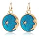 thumbnail image 2 of Pendientes Colgantes Jinwen Moon Star Dangle Earring de Dibujos Animados, 2 of 8