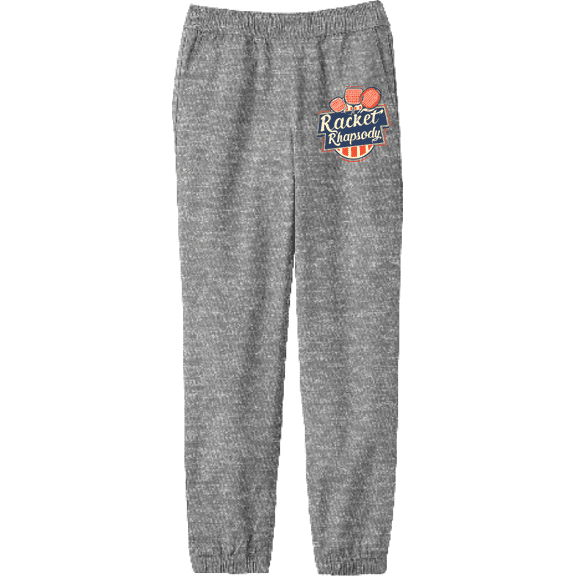 Padel Tennis Racket Rhapsody Youth Heather Gray Jogger Pants-Medium