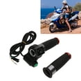 thumbnail image 4 of Bike Throttle Grip Handlebar, Double Circle E Bike Throttle Grip Power Display 4 Lights SM Interface  For Electric Bikes, 4 of 8