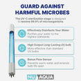 thumbnail image 6 of NU Aqua Platinum Series 7 Stage Alkaline and UV Ultraviolet 100GPD RO System with Booster Pump, 6 of 20