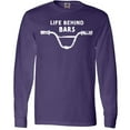 thumbnail image 3 of Inktastic Life Behind Bars BMX Long Sleeve T-Shirt, 3 of 5