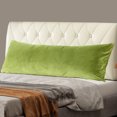 thumbnail image 4 of Yanhomy Body Pillow Cover Long Pillow Pillowcase Sage Green 20 X 54 inches Soft Solid Velvet Case with Hidden Zipper Closure, 4 of 7