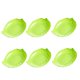thumbnail image 4 of unbranded 6Ud Plástico Para Hoja Color Verde Apto Para Aperitivos Y Limpieza Sencilla, 4 of 8