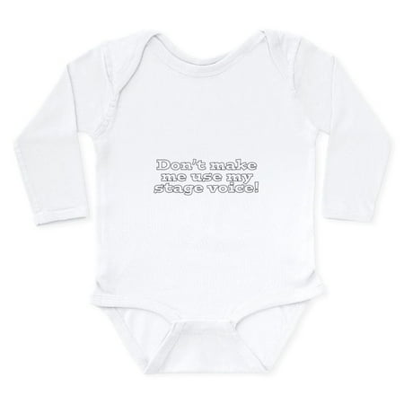 

CafePress - Stage Voice Body Suit - Long Sleeve Infant Bodysuit