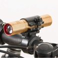 thumbnail image 4 of USB Rechargeable Bike Light LED Bicycle Headlight Super Bright Front Light Alloy Front Headlight (Golden), 4 of 8