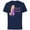 Navy, variant on Disney Princess Glowing Like Rapunzel - Short Sleeve Cotton T-Shirt for Adults - Customized-Athletic Heather