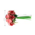 thumbnail image 4 of 12pcs/lots Wedding bouquet Thai Royal Silk flowers Home Decoration Wedding Decor（Champagne）, 4 of 9