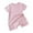 Pink, variant on QUOTAY Baby Baby Romper Unisex Boys Girls Footless Short Sleeve Jumpsuit Sleep and Play Clothes Yellow,0-3 Months