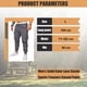 thumbnail image 2 of Pantalones cargo para hombre, pantalones de chándal a la moda para hombre, pantalones chinos informales de trabajo con cordón y 6 bolsillos, 2 of 6