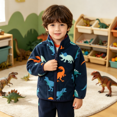 thumbnail image 2 of YOUYEDIAN Toddler Polar Fleece Jacket Boys Girls Winter Jacket Fall Sweatshirt Zip-up Light Coat Spring Clothes, 2 of 5
