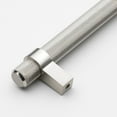 thumbnail image 2 of GlideRite 3.75 in  Screw Center Solid Steel Knurled Euro Bar Pull (Pack of 25) - Satin Nickel, 2 of 3